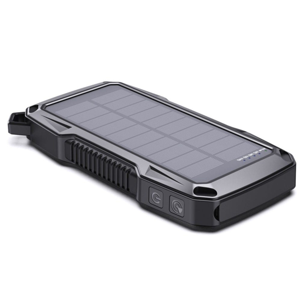 BasicNature Powerbank 10 PD Survival 10 000 mAh – Aurinkolataus, langaton lataus ja hälytin