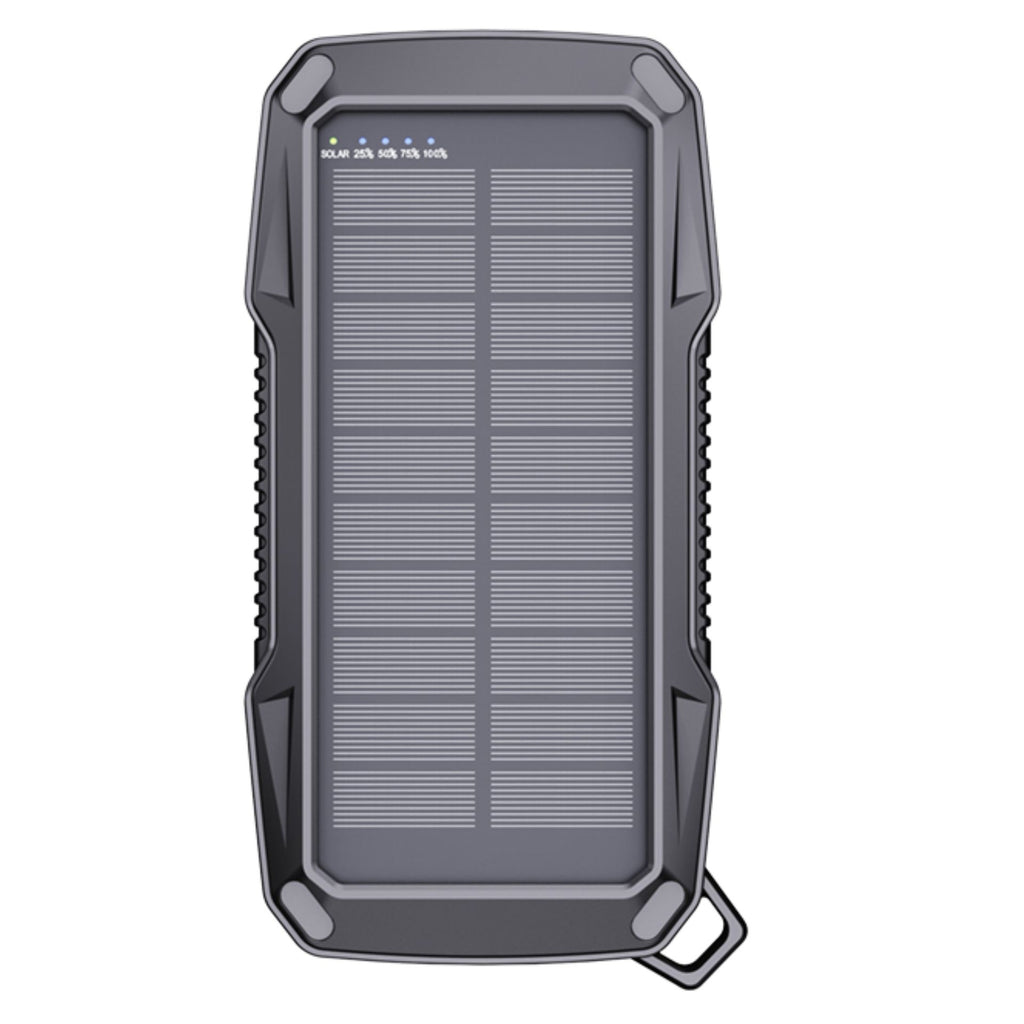 BasicNature Powerbank 10 PD Survival 10 000 mAh – Aurinkolataus, langaton lataus ja hälytin