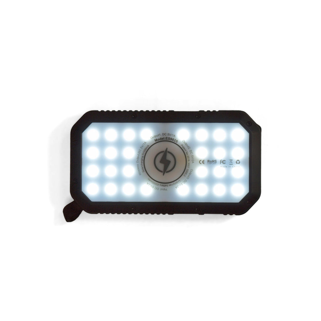 BasicNature Powerbank 20 PD 20 000 mAh – Langaton lataus, aurinkolataus ja LED-valo