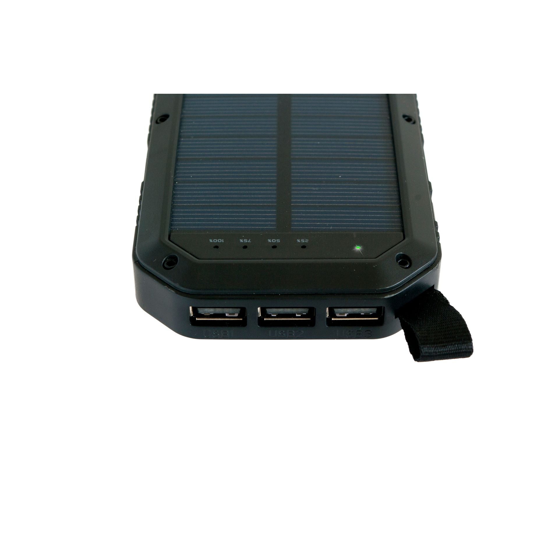 BasicNature Powerbank 8 8000 mAh – Kompakti varavirtalähde LED-valolla ja aurinkolatauksella