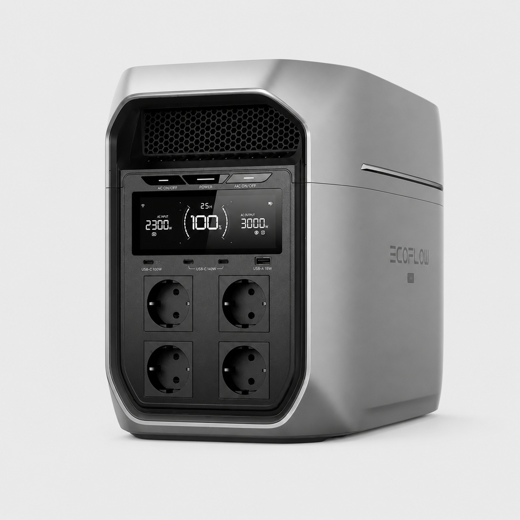 EcoFlow DELTA 3 Max Plus – 2048 Wh kannettava virta-asema