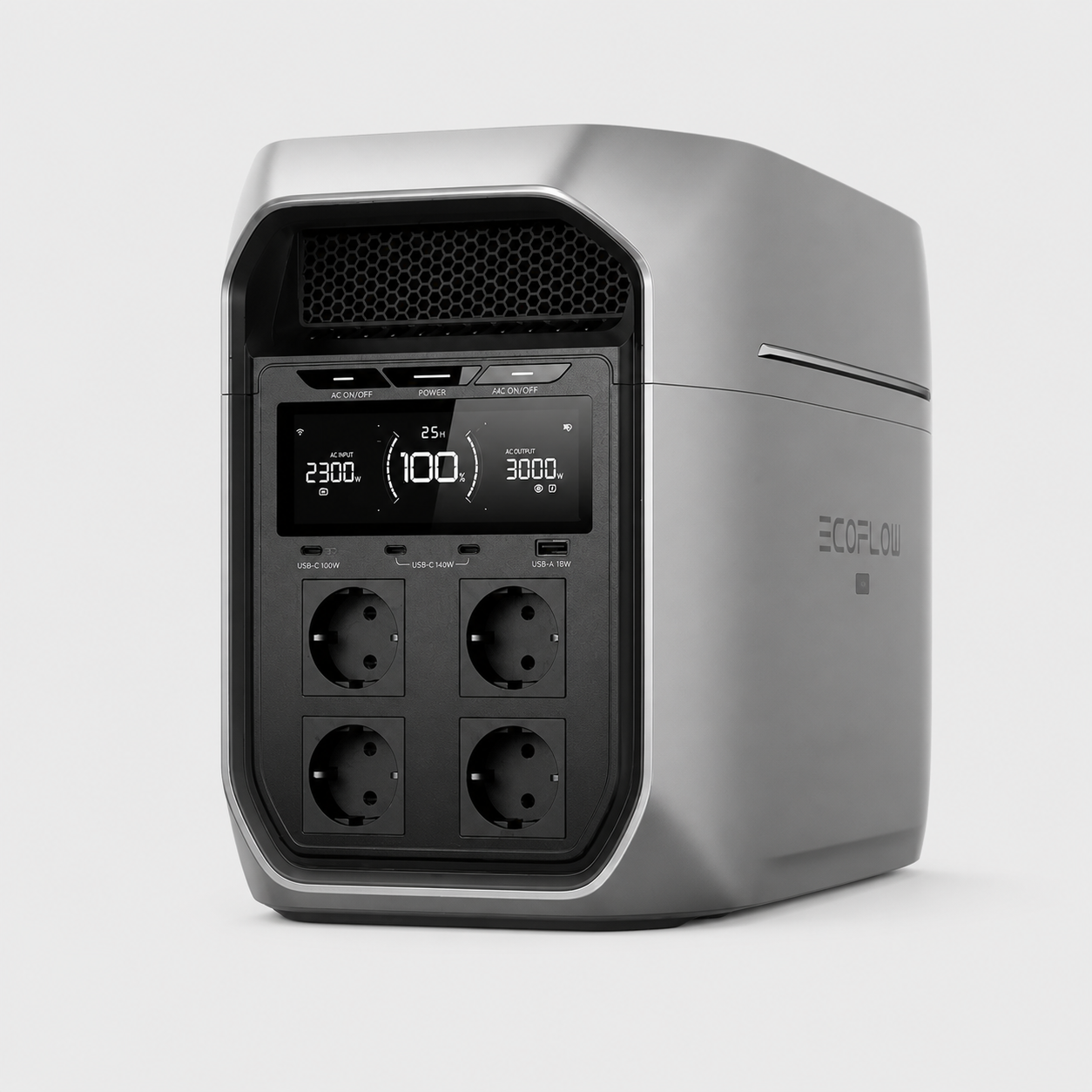 EcoFlow DELTA 3 Max Plus – 2048 Wh kannettava virta-asema