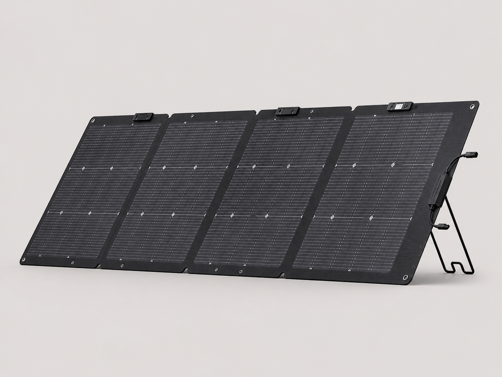 EcoFlow NextGen 220W Bifacial aurinkopaneeli – taitettava, IP68
