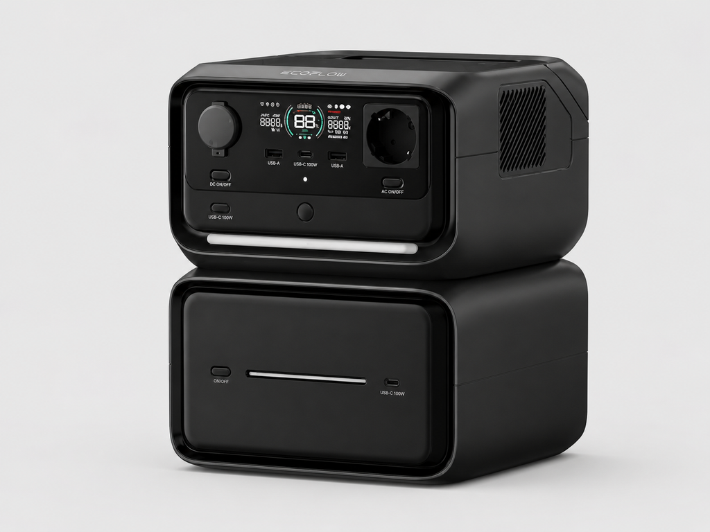 EcoFlow River 3 Max Plus – 858 Wh kannettava virta-asema