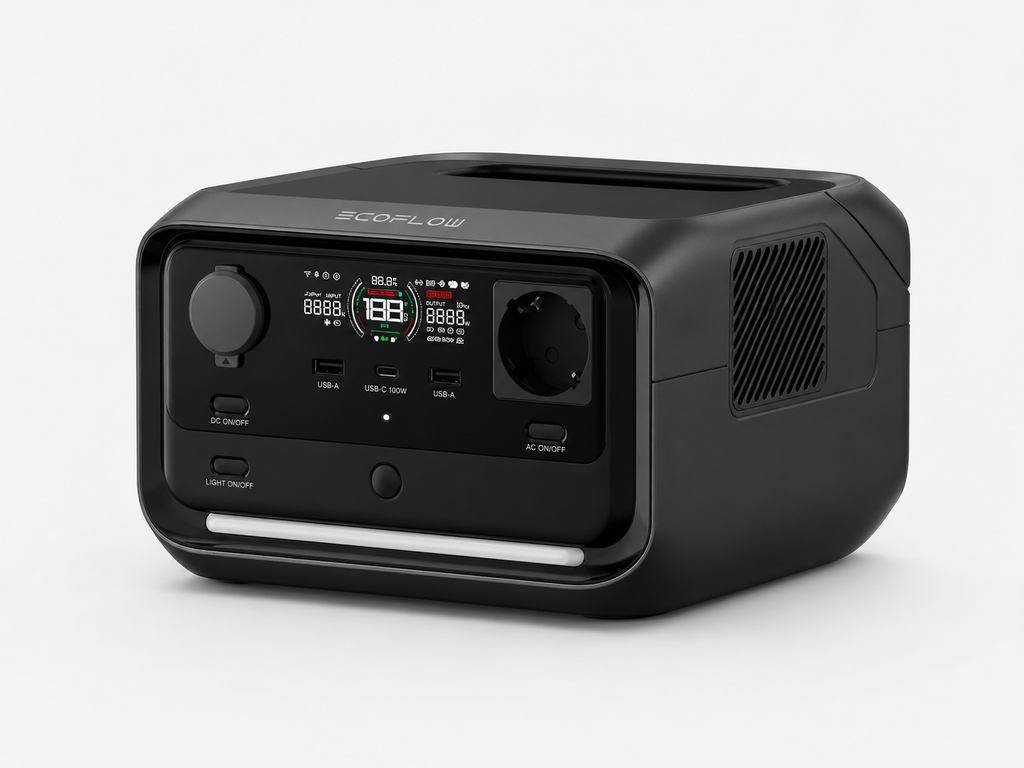 EcoFlow River 3 Plus – 286 Wh kannettava virta-asema