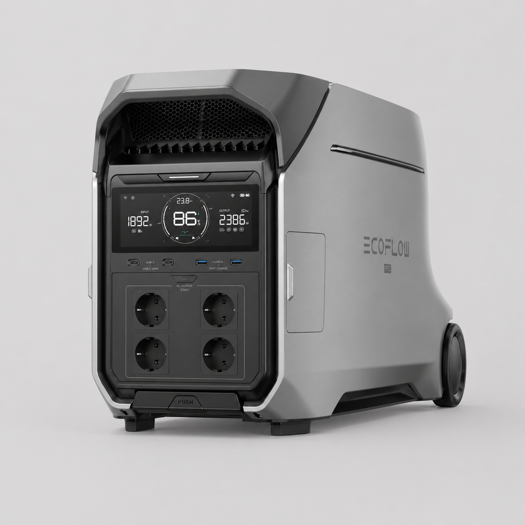 EcoFlow DELTA Pro 3 – 4096 Wh kannettava virta-asema