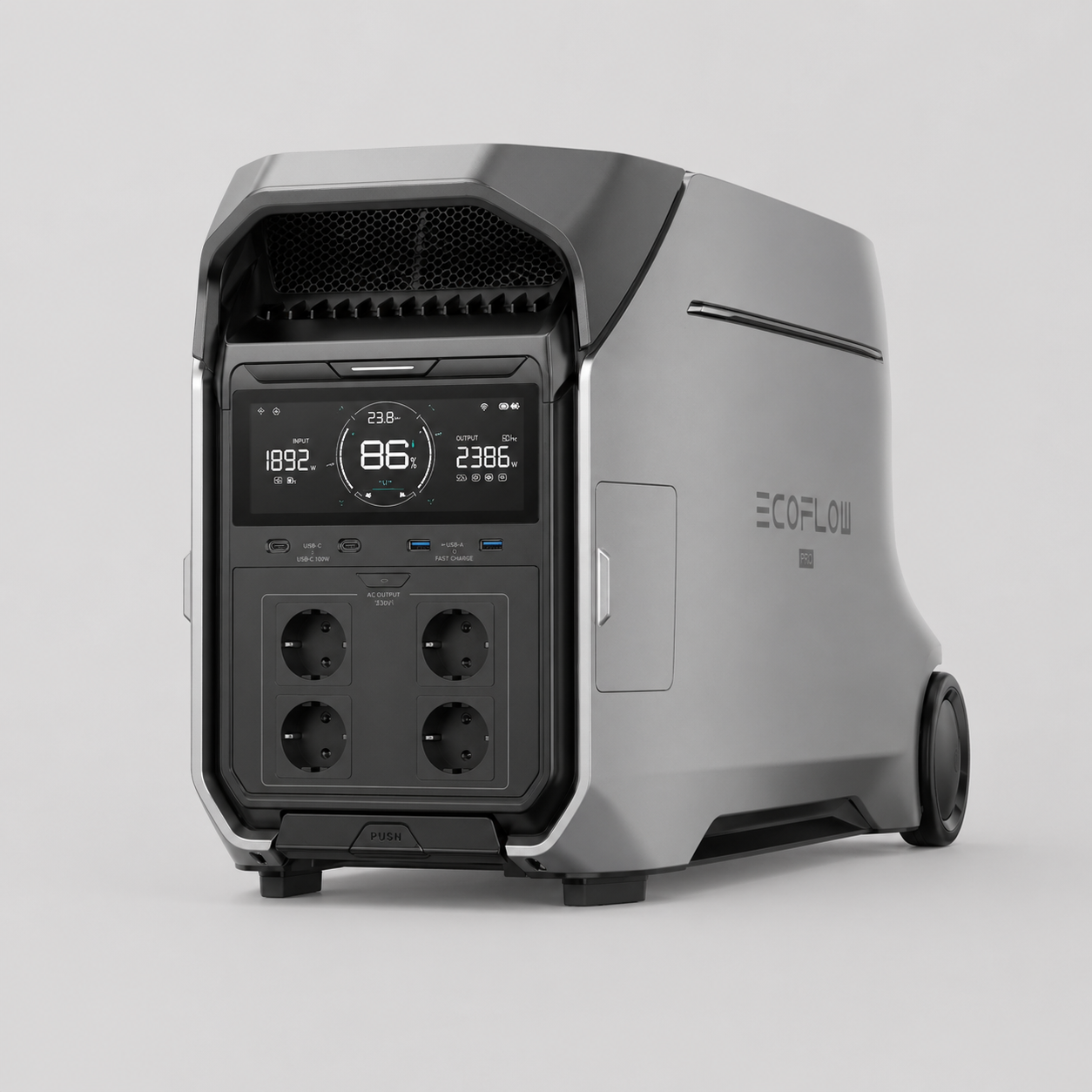 EcoFlow DELTA Pro 3 – 4096 Wh kannettava virta-asema