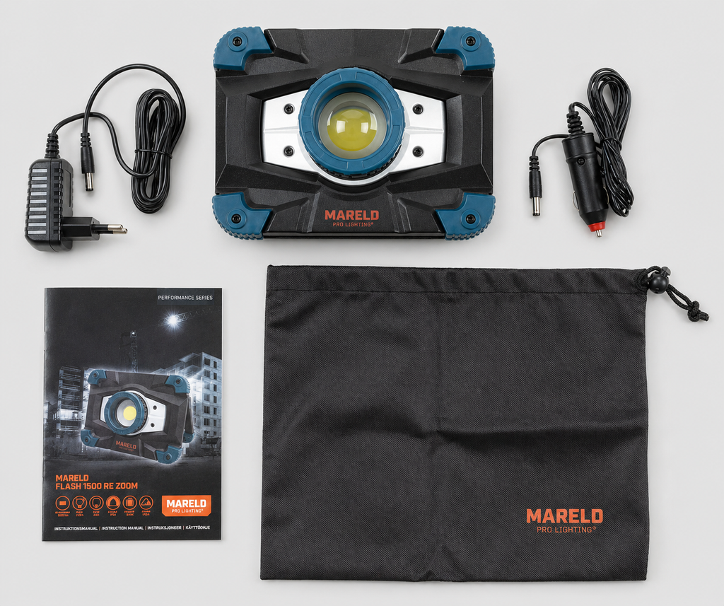 Mareld Work Lamp 1500 RE Zoom – LED-työvalo 20W, 1500 lm