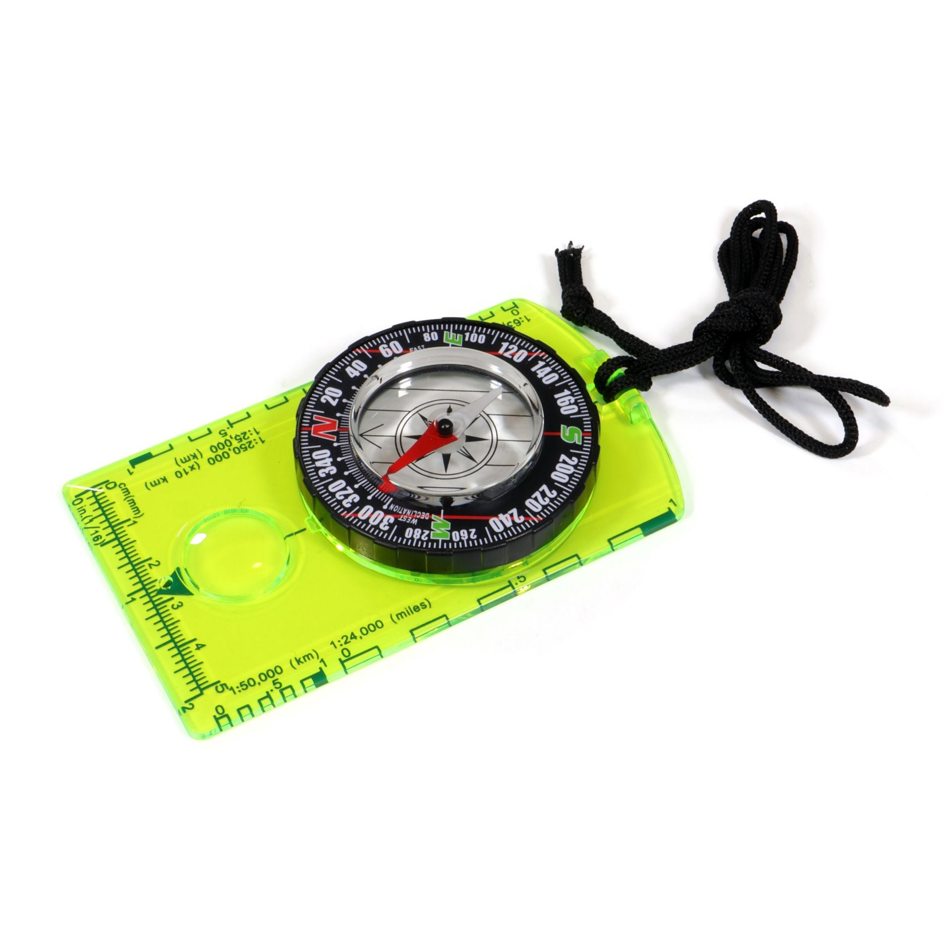 Origin Outdoors Basic karttakompassi – 360°, suurennuslasi, 38 g