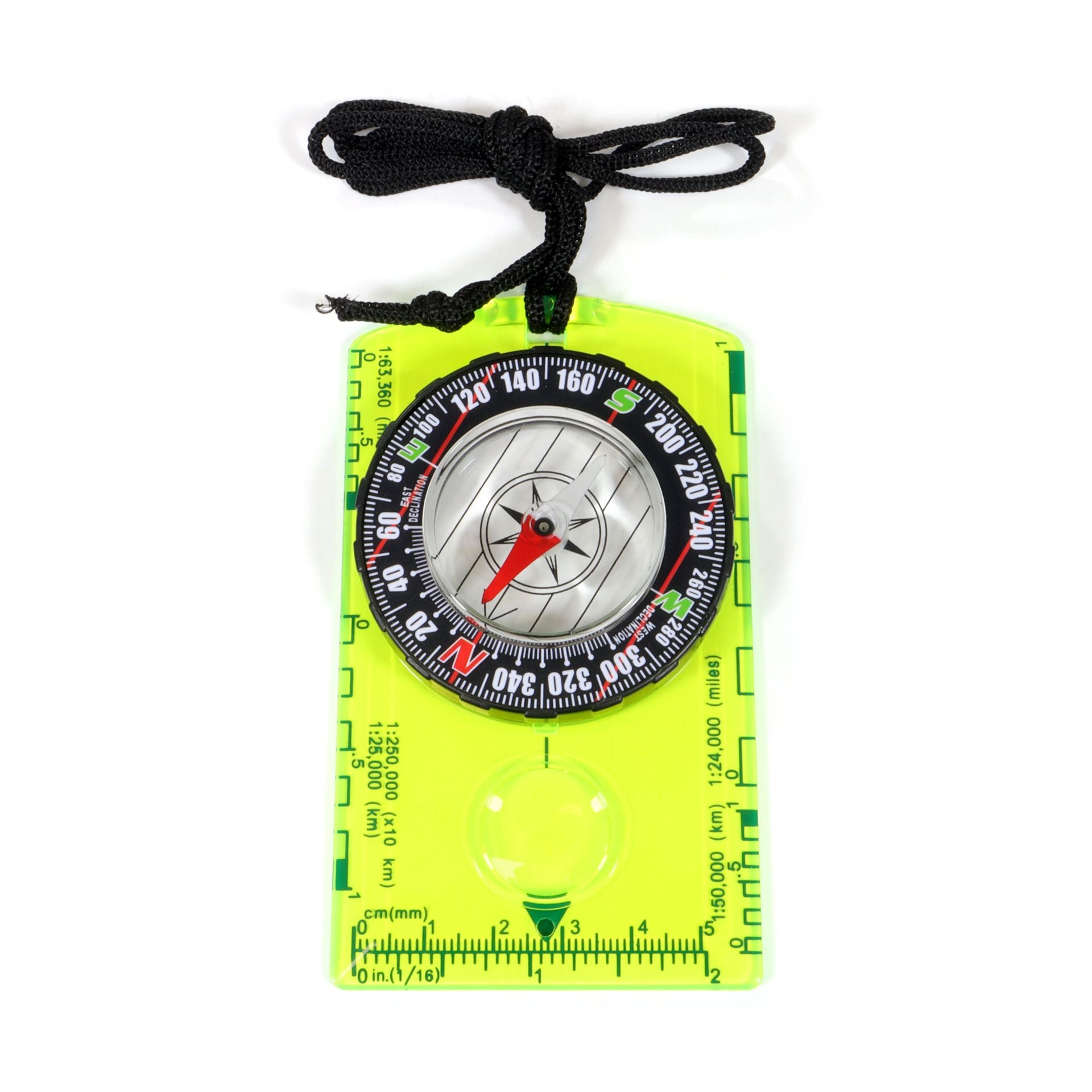 Origin Outdoors Basic karttakompassi – 360°, suurennuslasi, 38 g