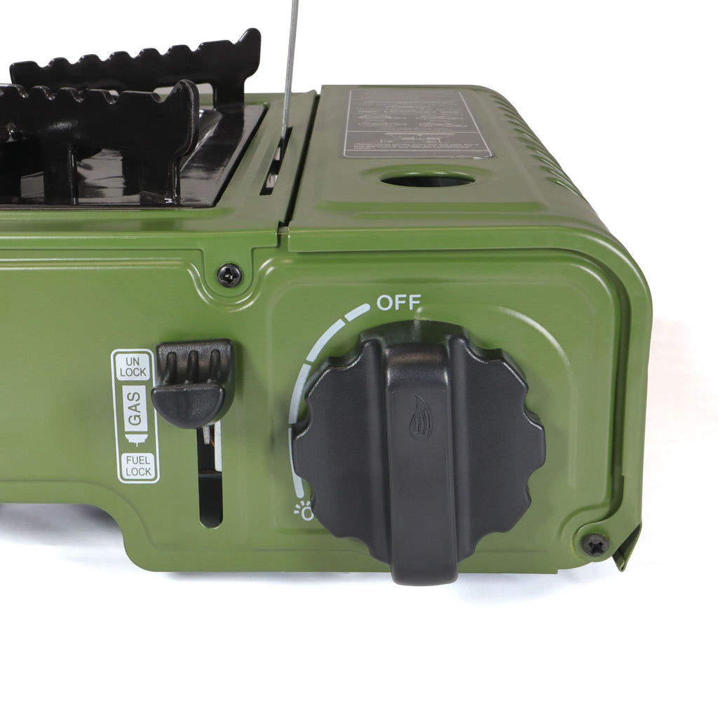 Origin Outdoors CookHeat kaasukeitin 1800W – kompakti retkikeitin piezo-sytytyksellä