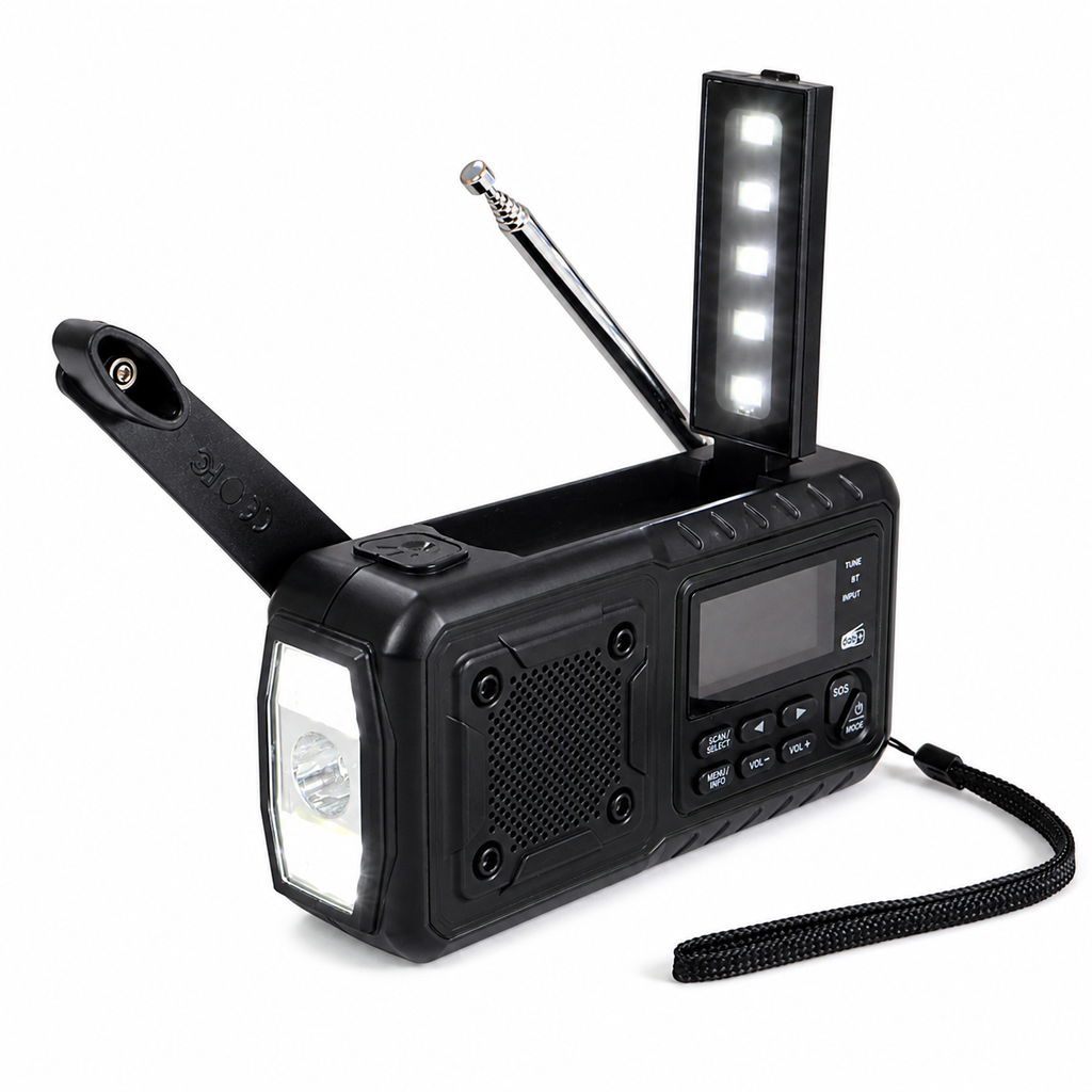 Origin Outdoors Crank Radio "Multi" DAB+ – Digitaaliradio, Bluetooth ja varavirta