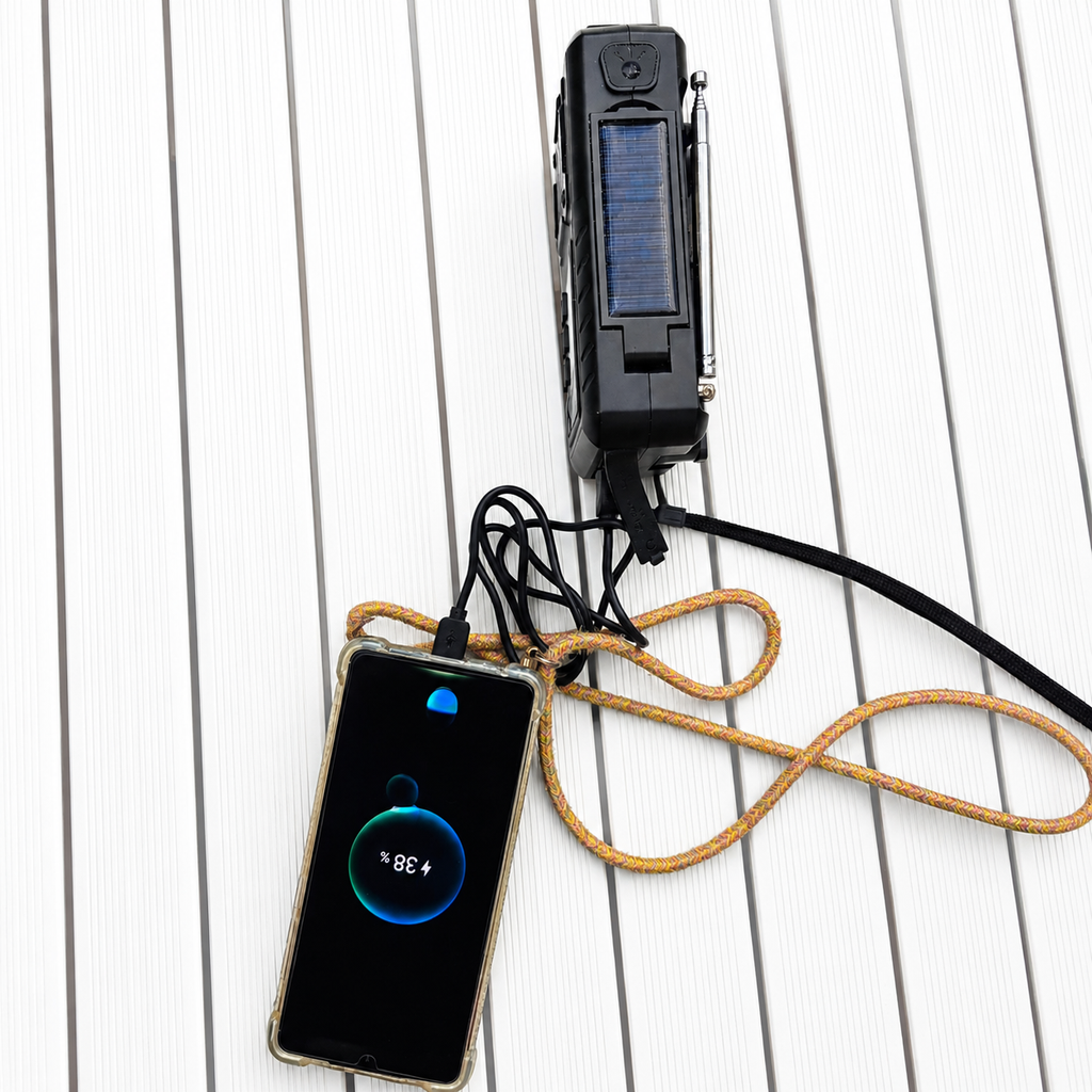Origin Outdoors Crank Radio "Multi" DAB+ – Digitaaliradio, Bluetooth ja varavirta