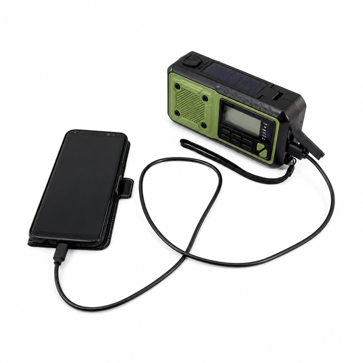 Origin Outdoors Crank Radio "Multi" – Hätäradio, varavirtalähde ja taskulamppu