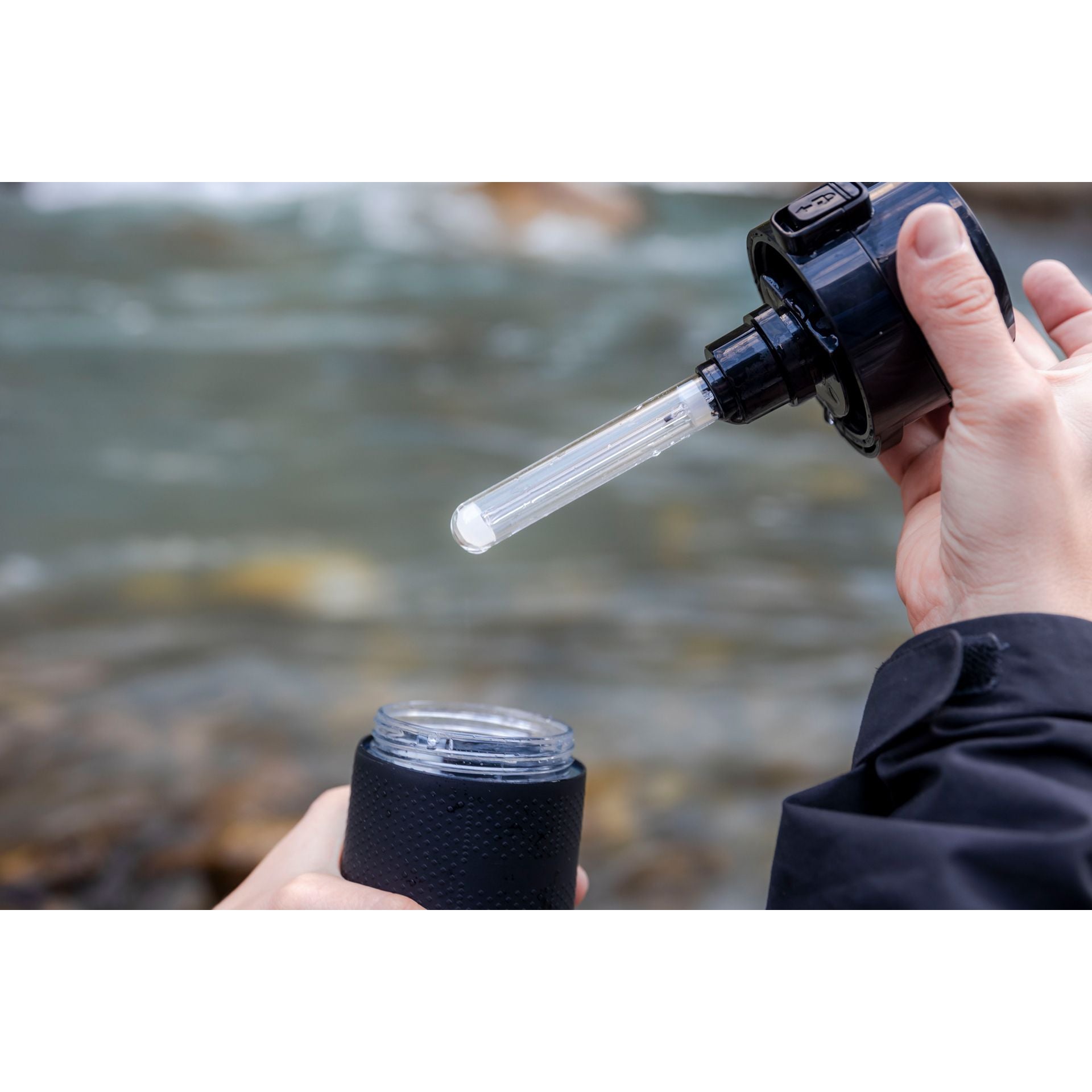 Origin Outdoors Fairbanks UV-vesisuodatinpullo 0,45 L – 99,9 % puhdistus, USB