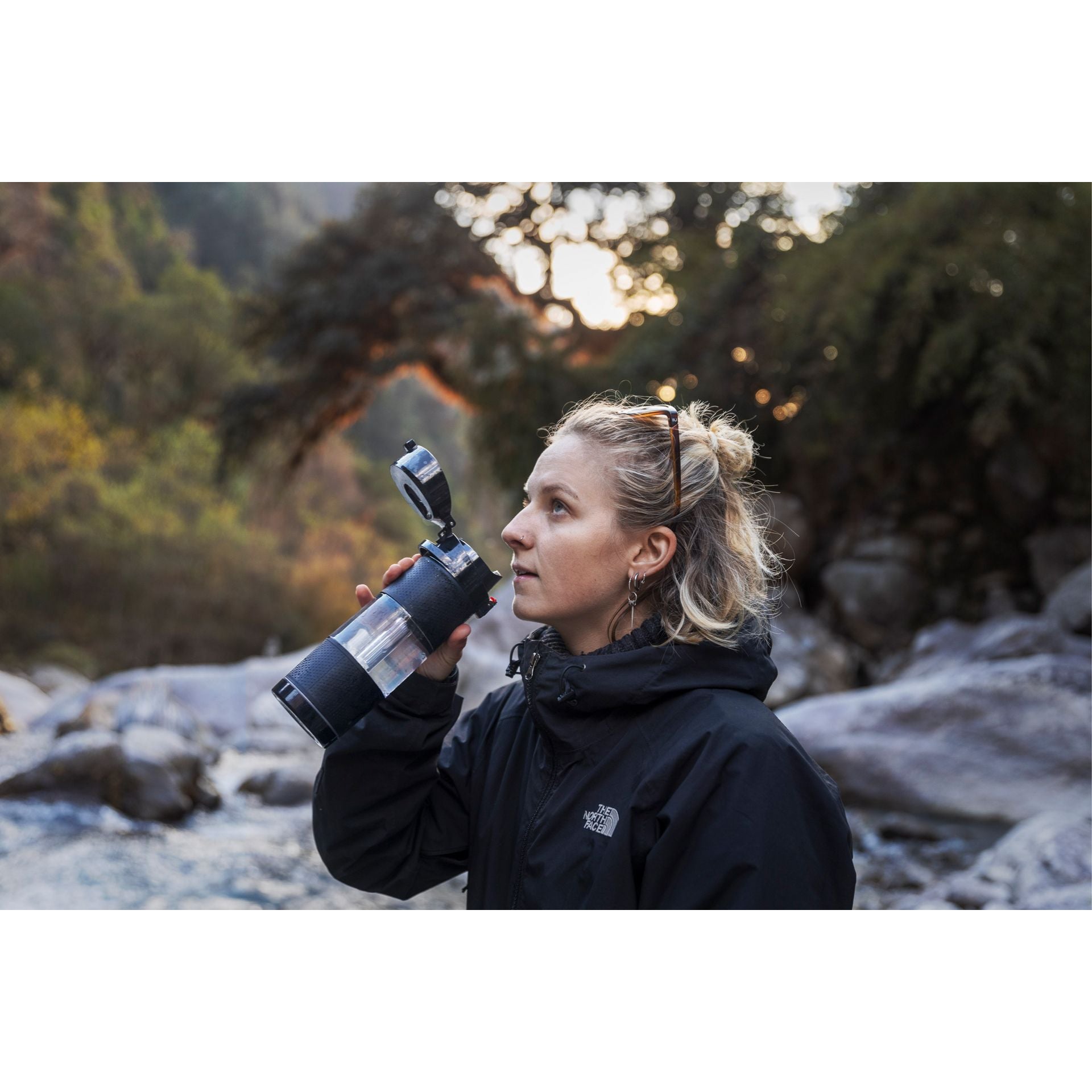 Origin Outdoors Fairbanks UV-vesisuodatinpullo 0,45 L – 99,9 % puhdistus, USB