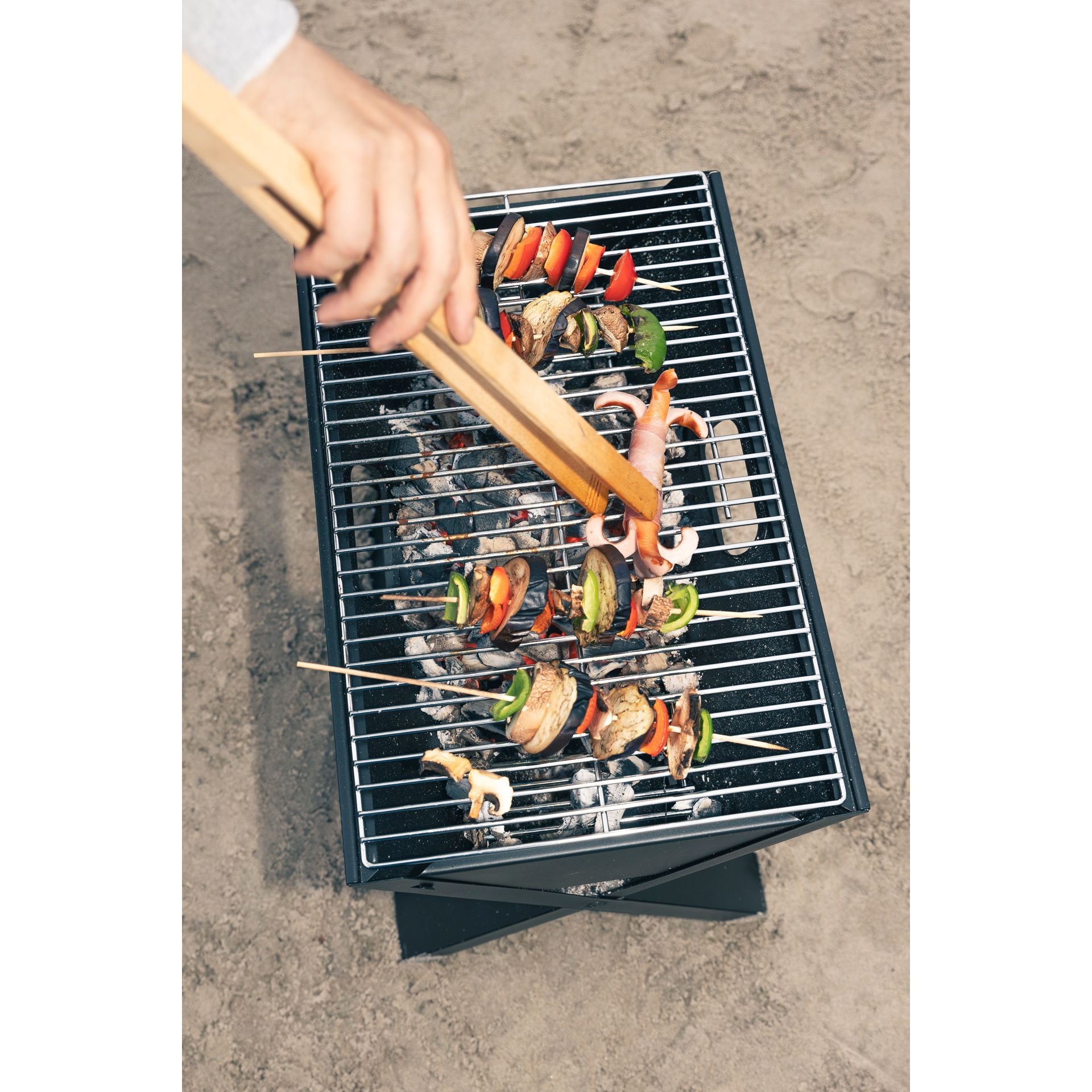 Origin Outdoors Folding BBQ Grill – Kokoontaitettava hiiligrilli kantolaukulla