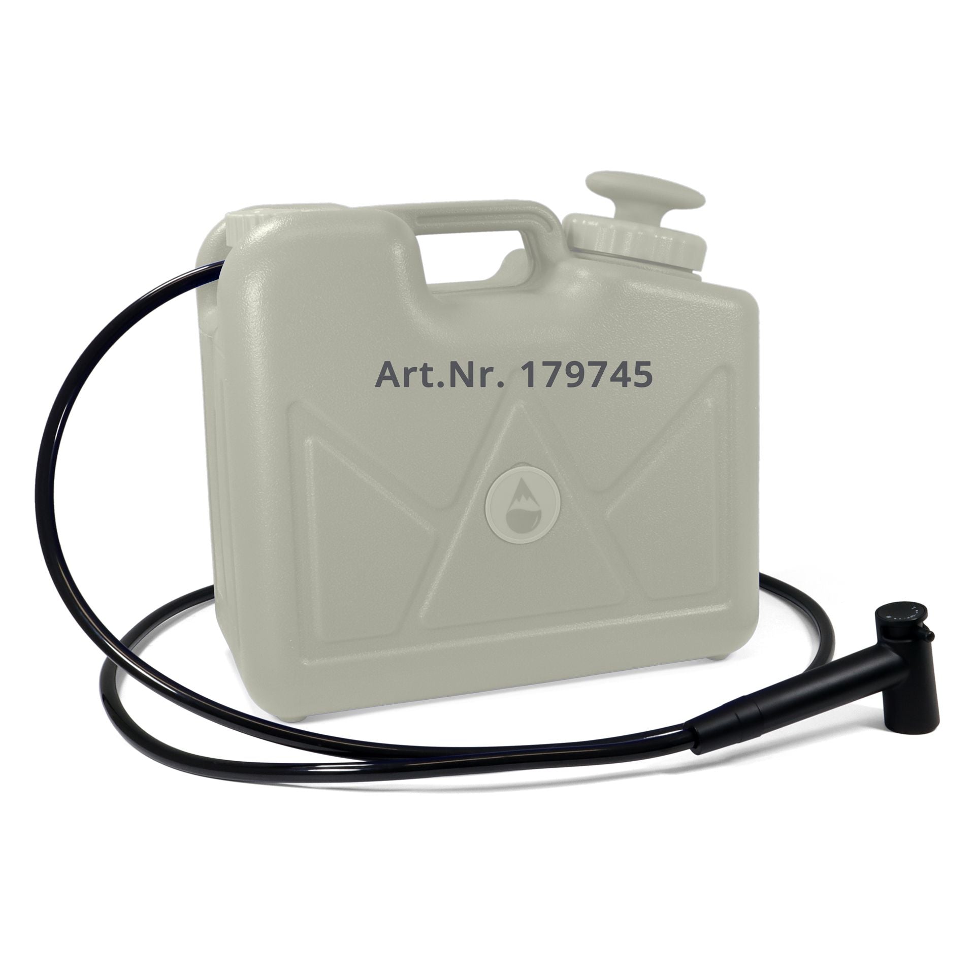 Origin Outdoors Jerrycan suihkuletku – 2 m, säädettävä suihkupää, 270 g