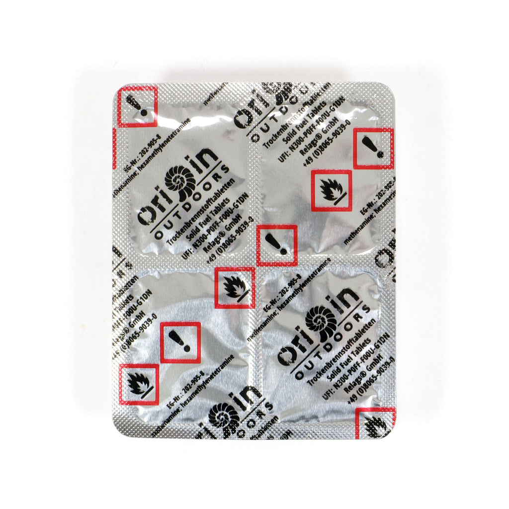 Origin Outdoors Solid Fuel Tablets 12 kpl – kuiva polttoaine retkikeittimiin ja sytytykseen