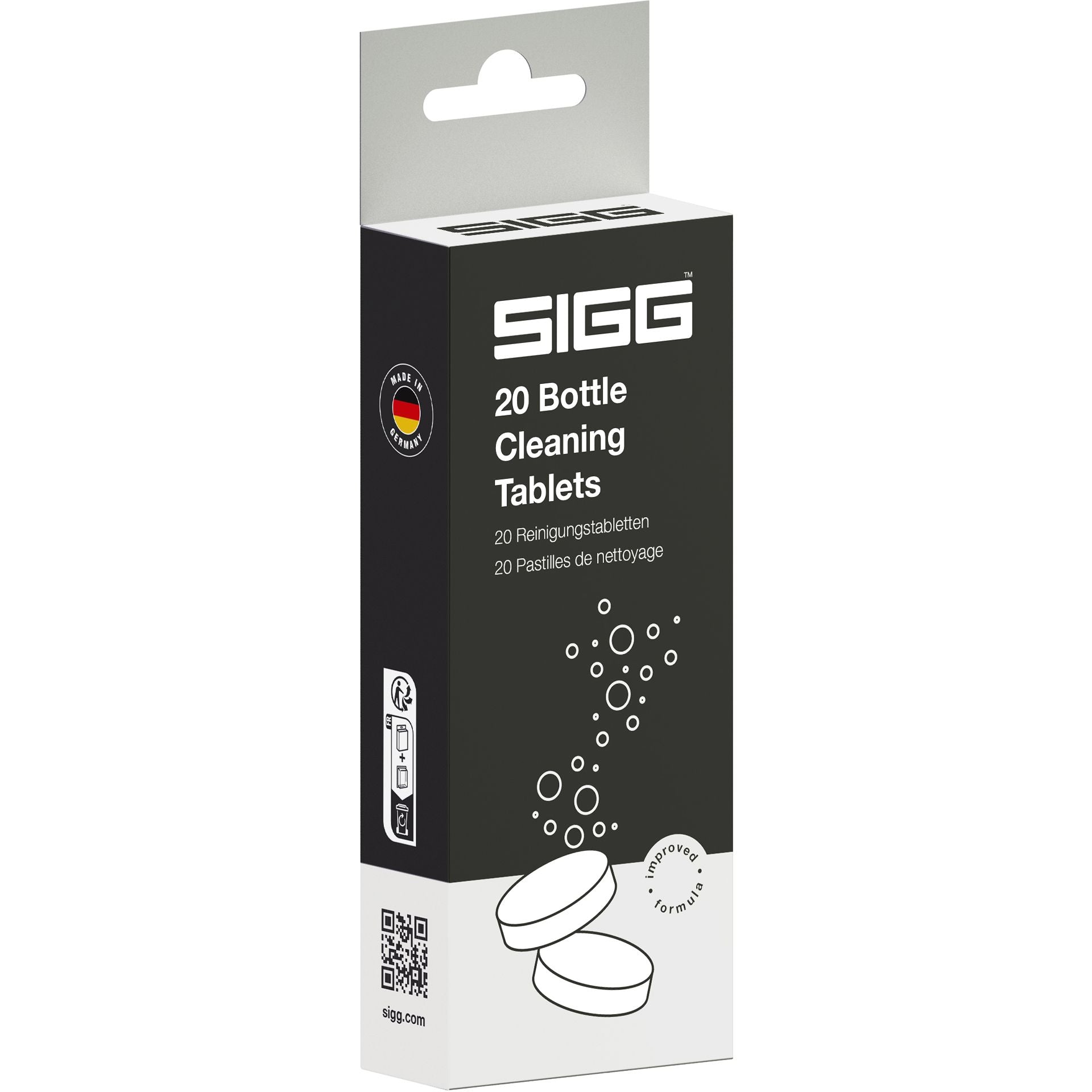 SIGG Bottle Clean puhdistustabletit 20 kpl – juomapulloille ja termospulloille