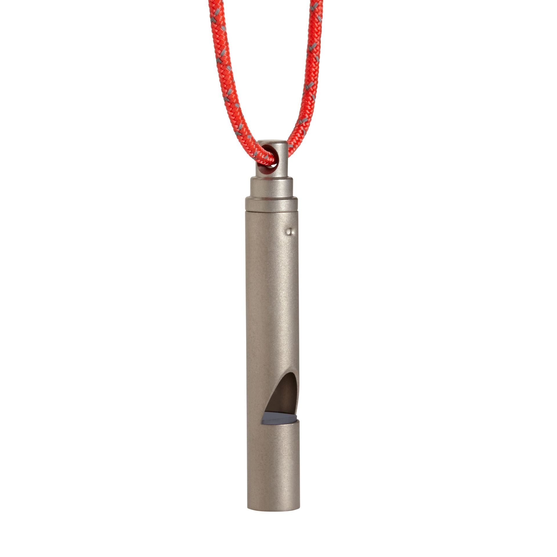 Vargo Titanium Emergency Whistle hätäpilli – 2,8 g, titaani, heijastava naru