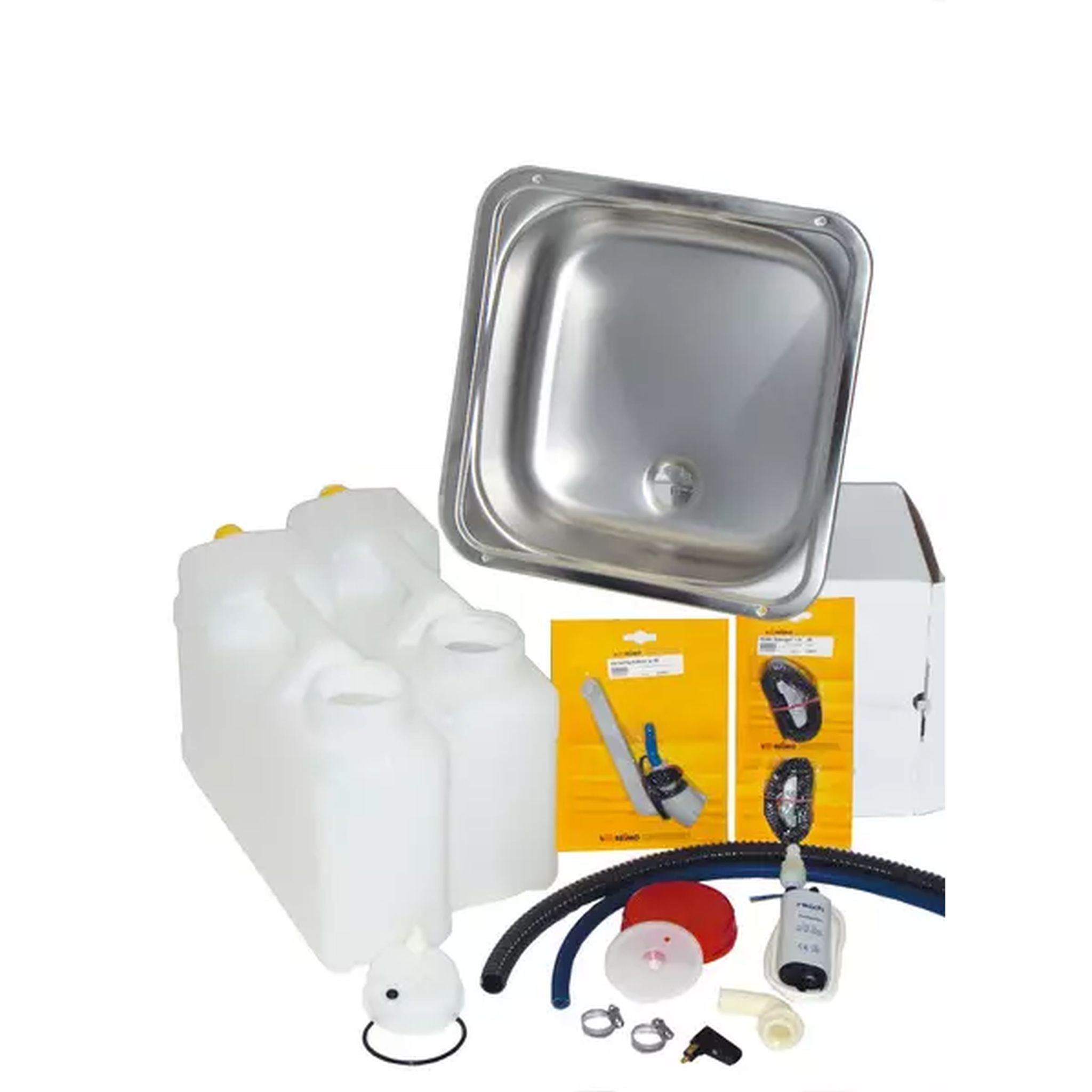 Vesijärjestelmä pesualtaalla – vedenjakeluun retkeilyautoon ja mökille