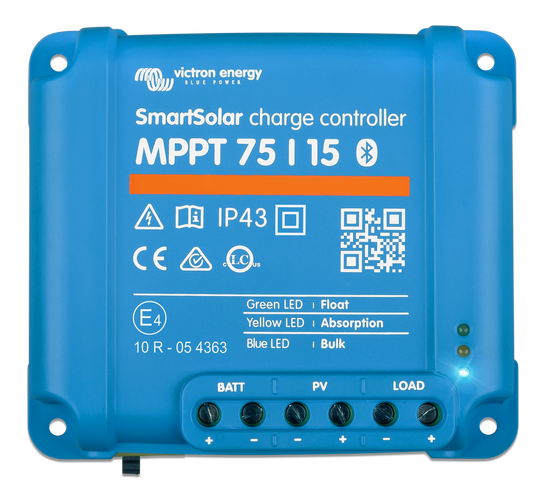 Victron SmartSolar MPPT 75/15 lataussäädin – 12/24V, 15A, Bluetooth