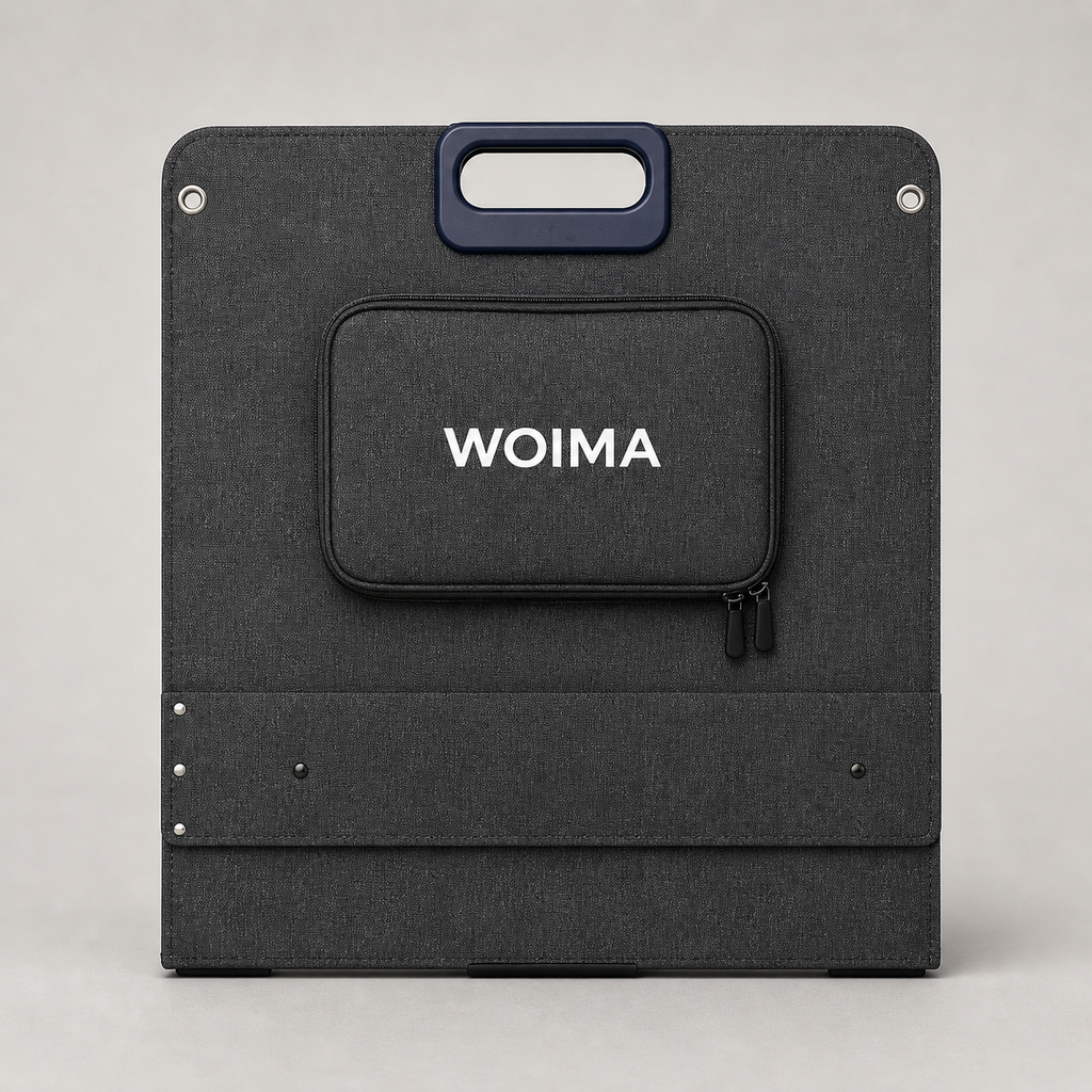 Woima 200W taitettava aurinkopaneeli – IP67, MC4, 6 kg