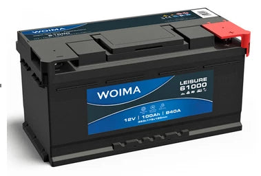 Woima vapaa-ajan akku 100Ah 12V – 840A, huoltovapaa