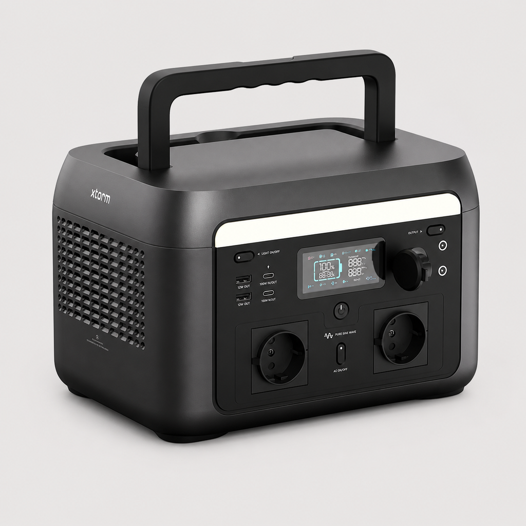 Xtorm Smart Power Station 600W – 512 Wh kannettava virta-asema