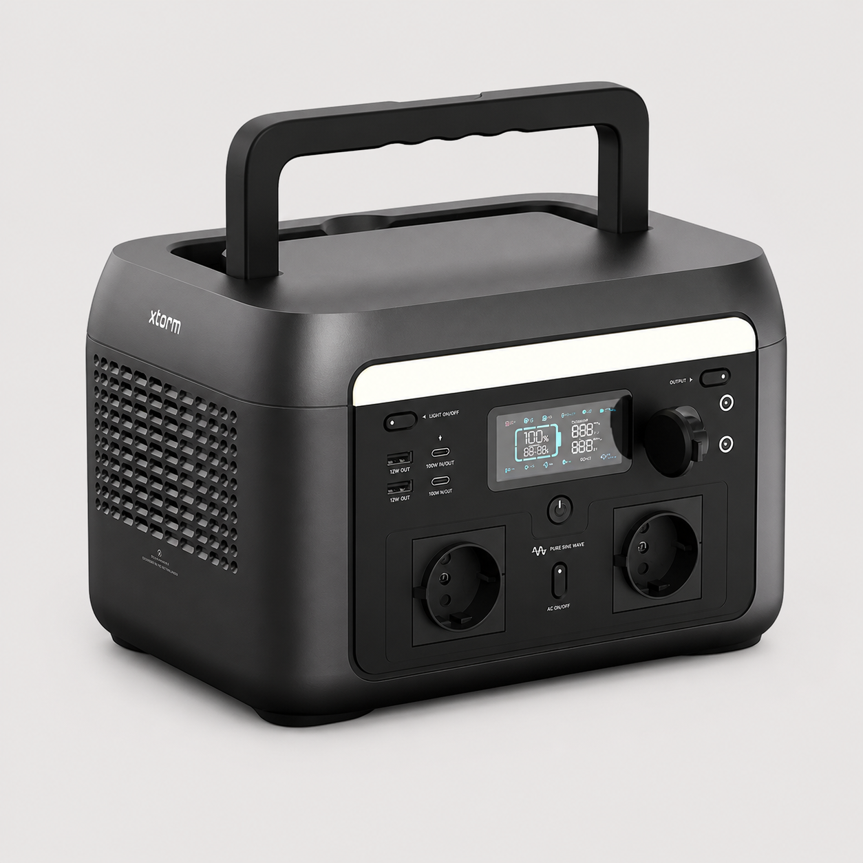 Xtorm Smart Power Station 600W – 512 Wh kannettava virta-asema