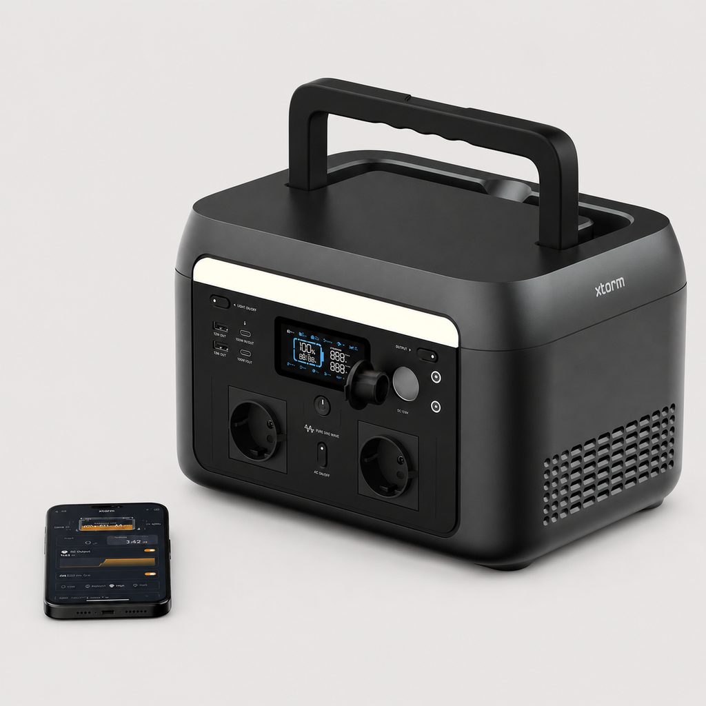 Xtorm Smart Power Station 600W – 512 Wh kannettava virta-asema