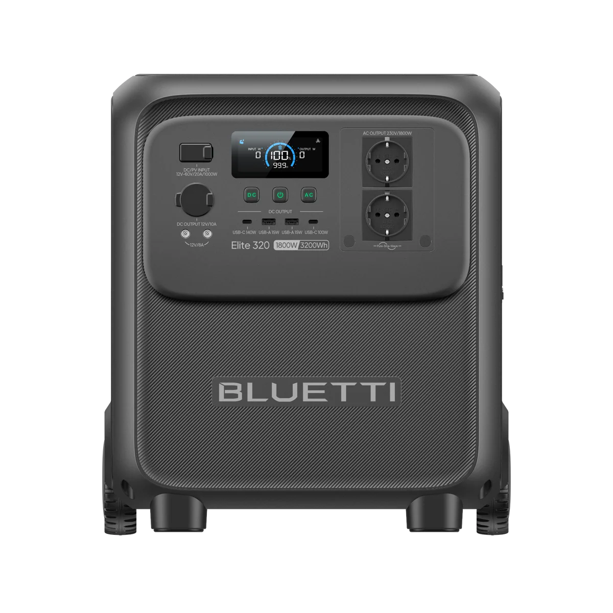BLUETTI Elite 320 – 3200 Wh laajennettava virta-asema