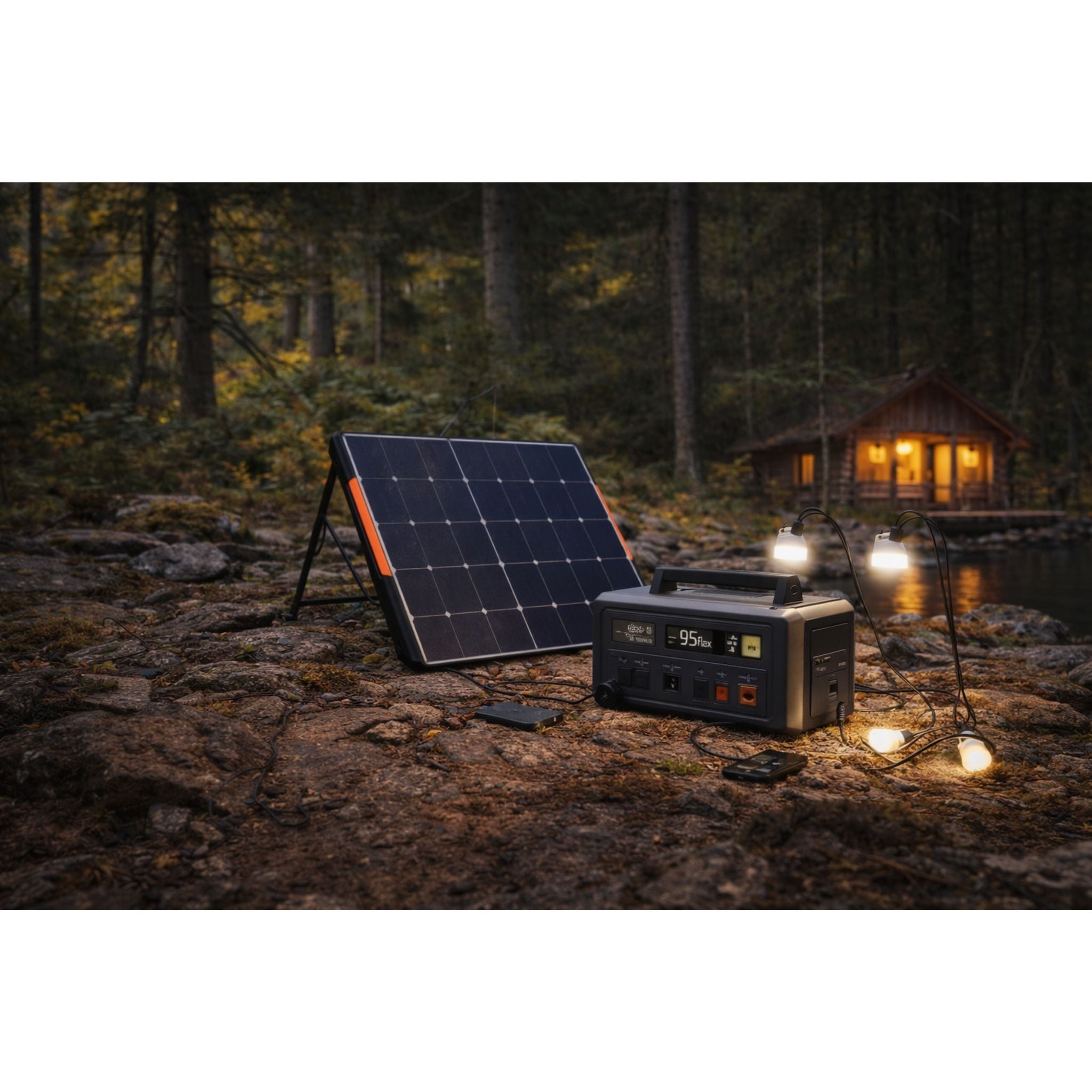 BASIC Offgrid Mökki Starttipaketti – helppo sähkö mökille ilman liittymää