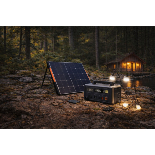 BASIC Offgrid Mökki Starttipaketti – helppo sähkö mökille ilman liittymää