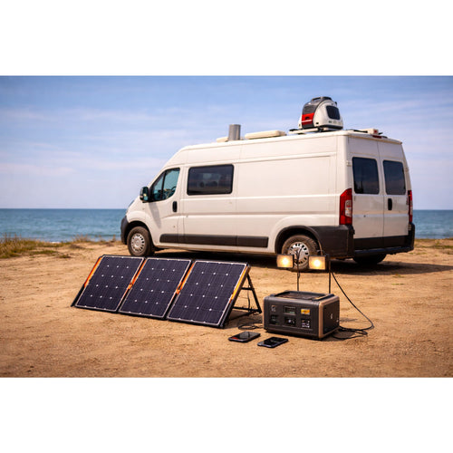 BASIC Vanlife Starttipaketti – sähkö tien päälle helposti